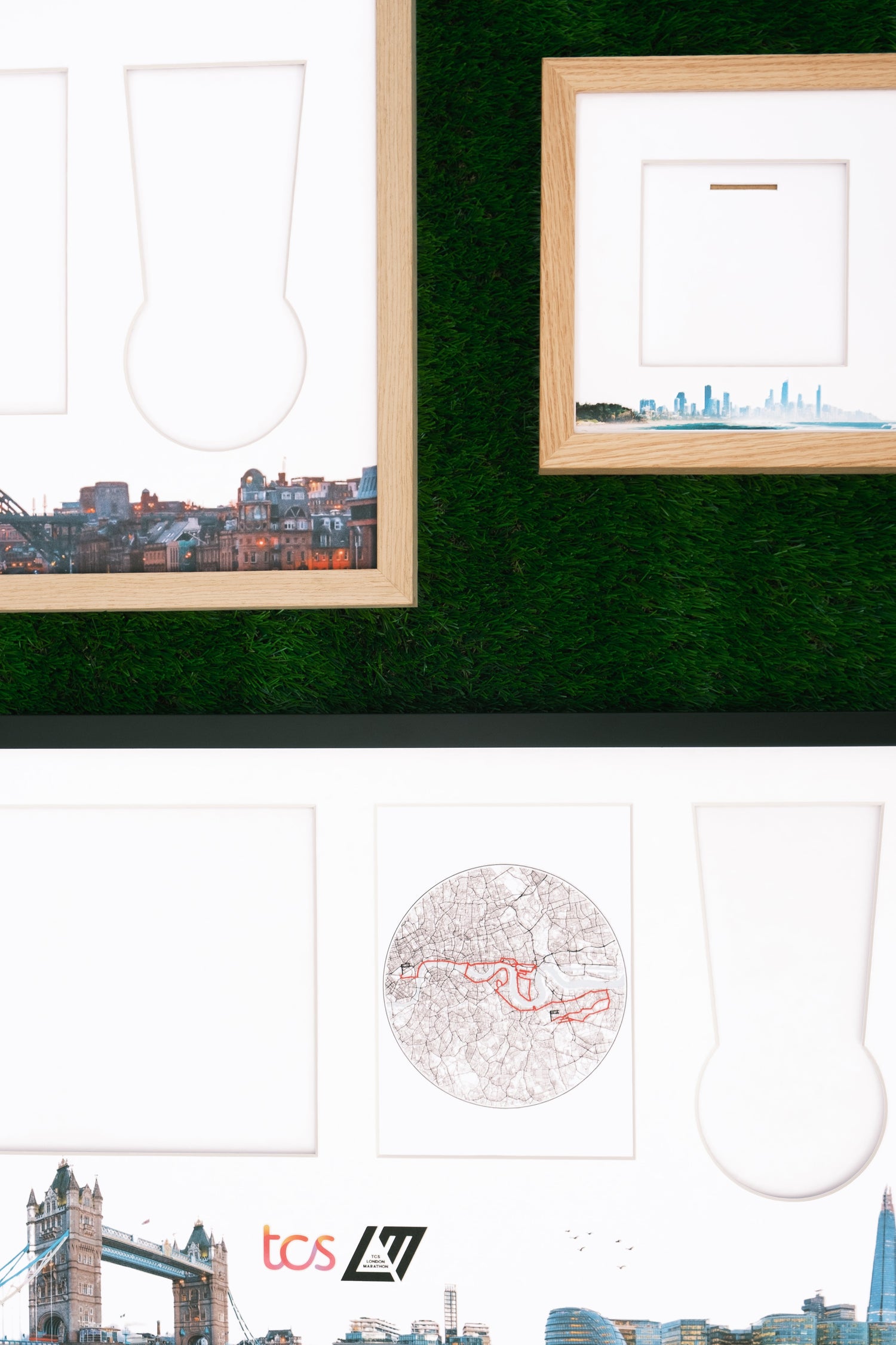 Large Medal, Race Map and Bib Display Frames