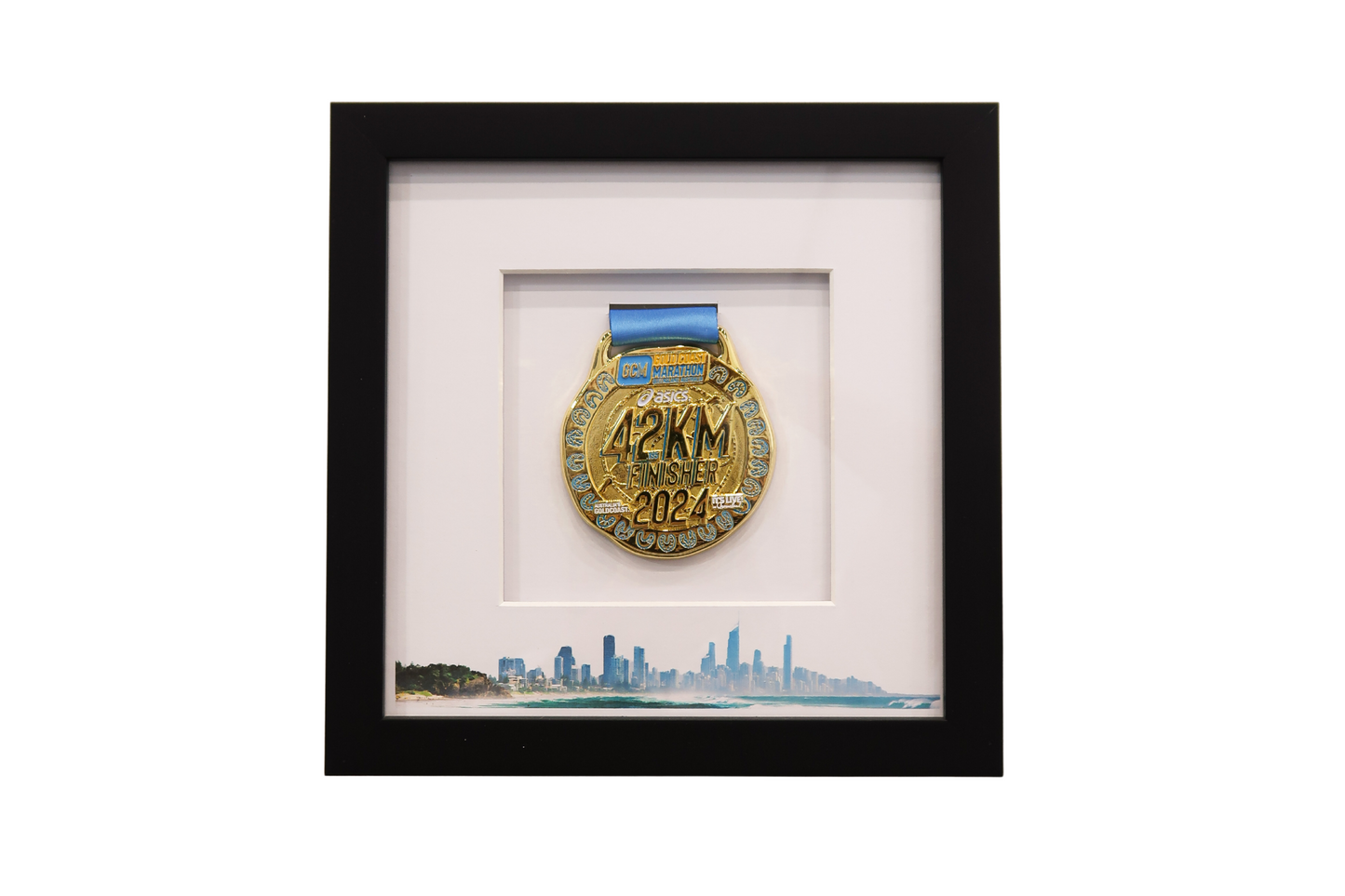 ASICS Gold Coast Marathon Medal Display Frame - The Original