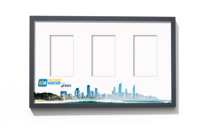 Gold Coast Double 63.3km Marathon Medal Display Frame - Original