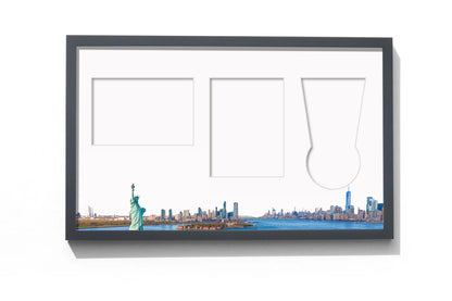 New York Marathon Medal, Map & Bib Display Frame - The Original