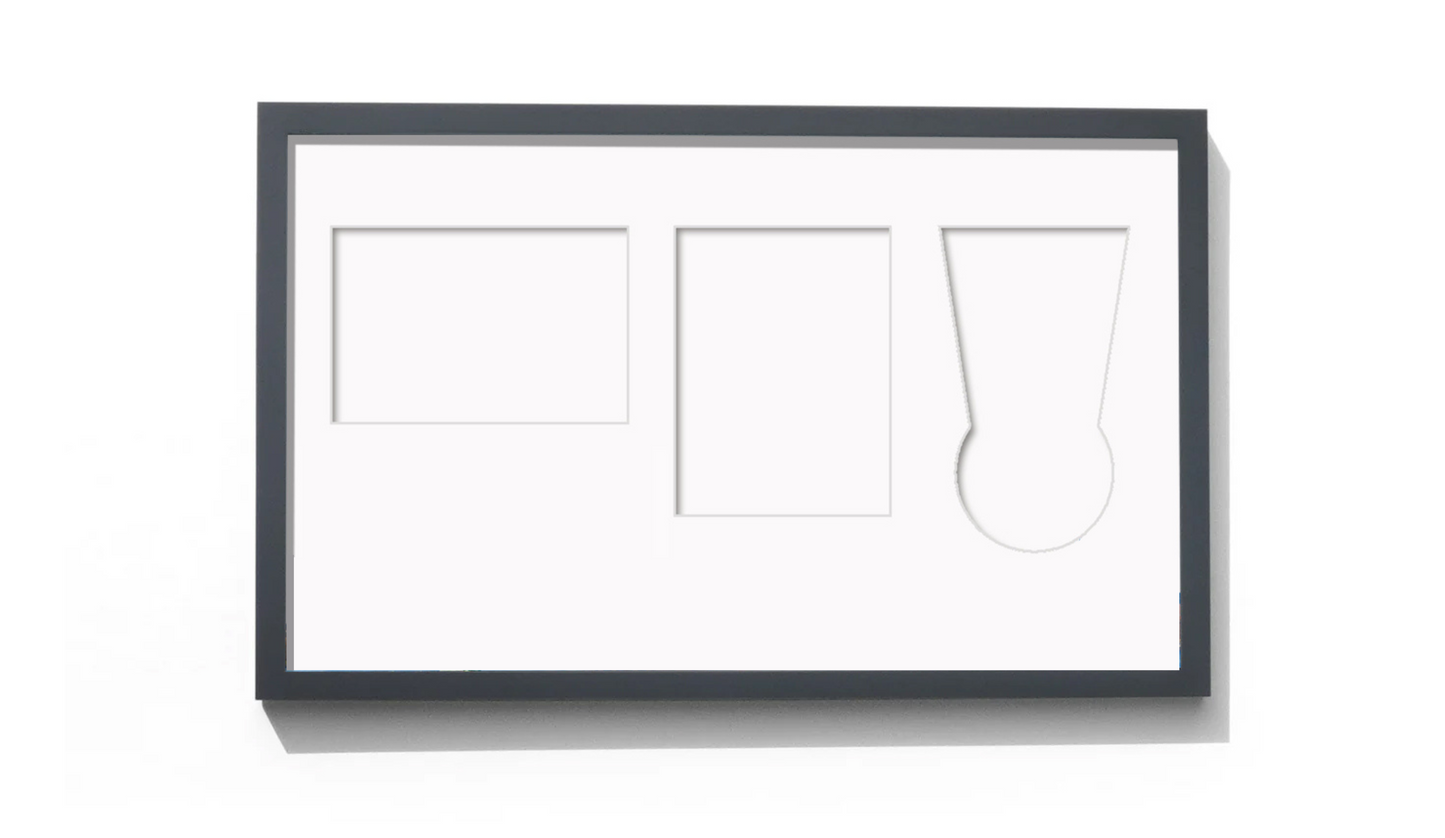 Marathon Medal, Photo & Bib Display Frame - Official Blank Frame