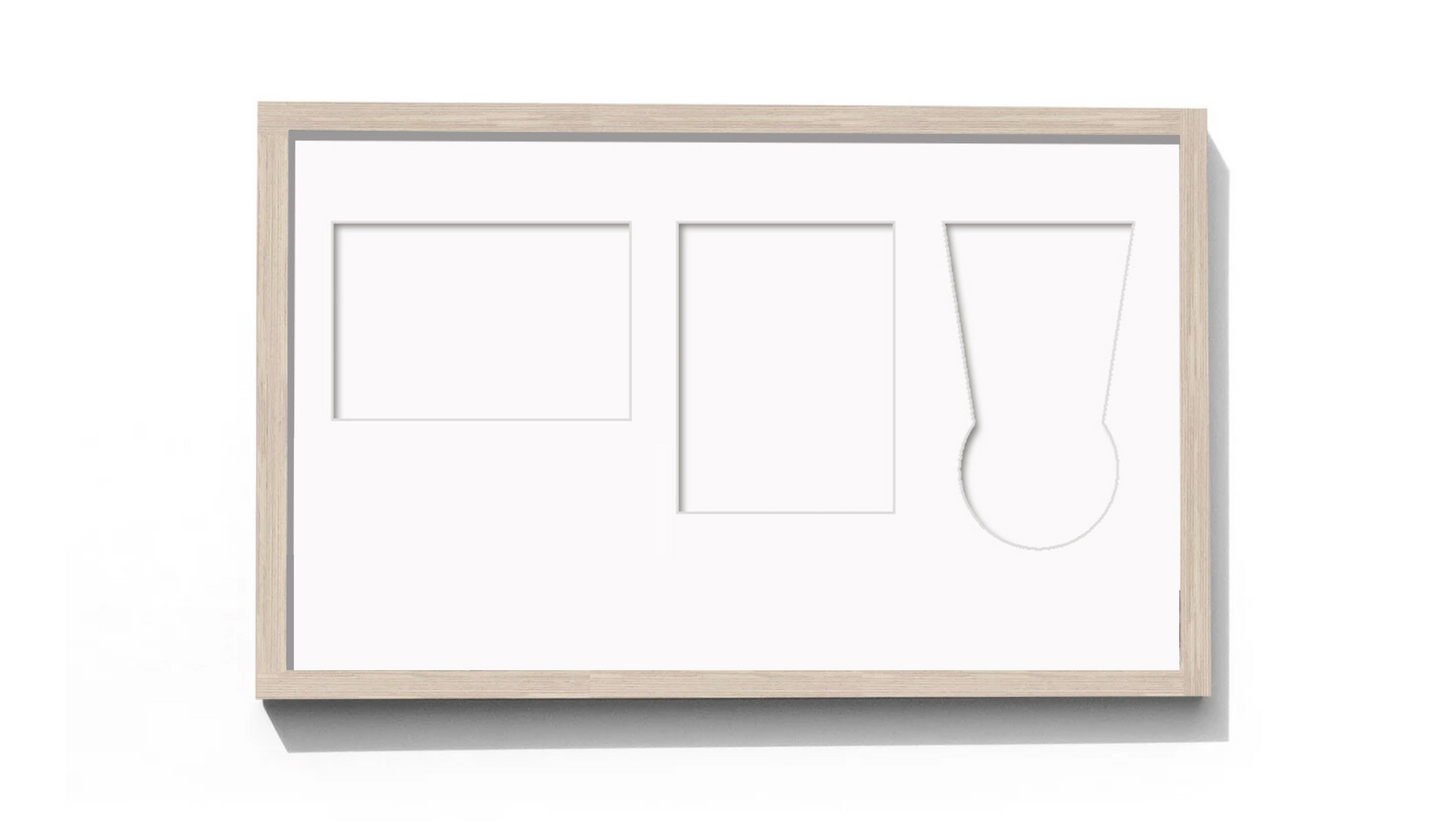 Marathon Medal, Photo & Bib Display Frame - Official Blank Frame