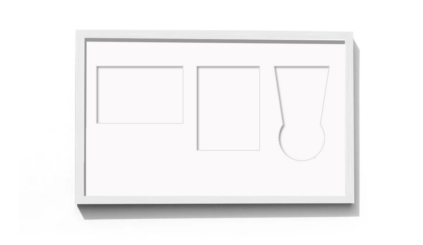 Marathon Medal, Photo & Bib Display Frame - Official Blank Frame