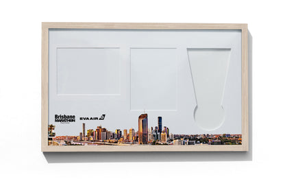 Brisbane Marathon Medal, Map, Bib Display Frame - The Original