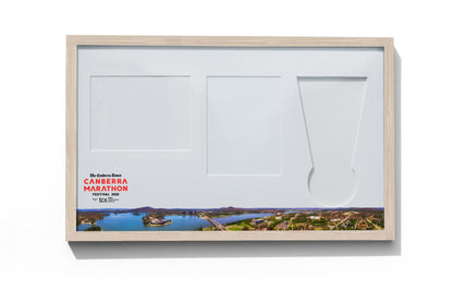 Canberra Marathon Medal, Map & Bib Display Frame - The Original