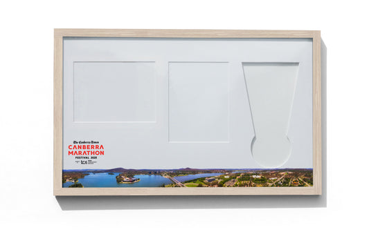 Canberra Marathon Medal, Map & Bib Display Frame - The Original