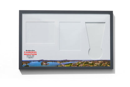 Canberra Marathon Medal, Map & Bib Display Frame - The Original