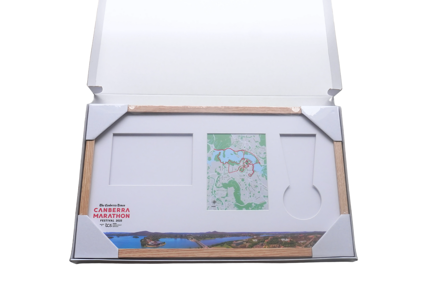 Canberra Marathon Medal, Map & Bib Display Frame - The Original