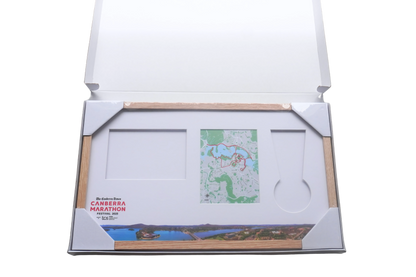 Canberra Marathon Medal, Map & Bib Display Frame - The Original