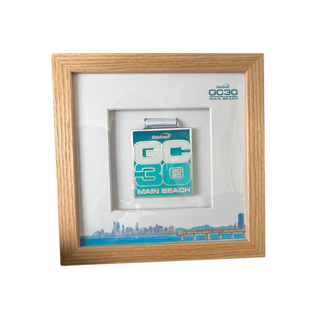 Fisiocrem GC30 Main Beach Medal Display Frame - The Original