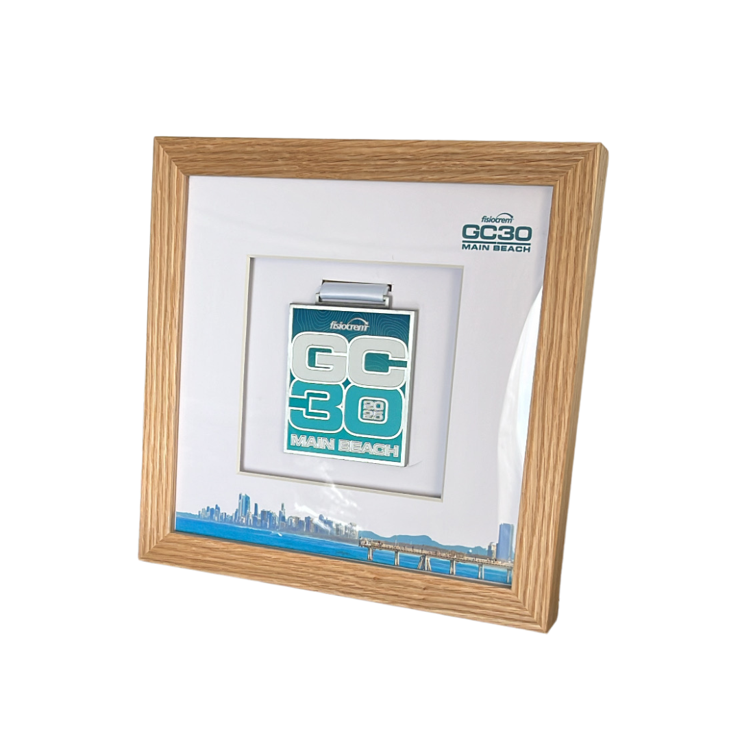 Fisiocrem GC30 Main Beach Medal Display Frame - The Original