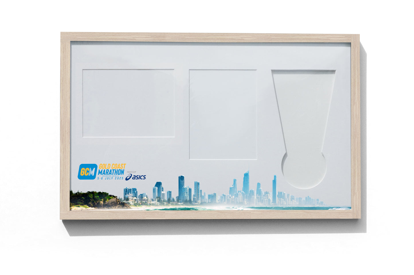 Gold Coast Marathon Medal, Map & Bib Display Frame - The Original