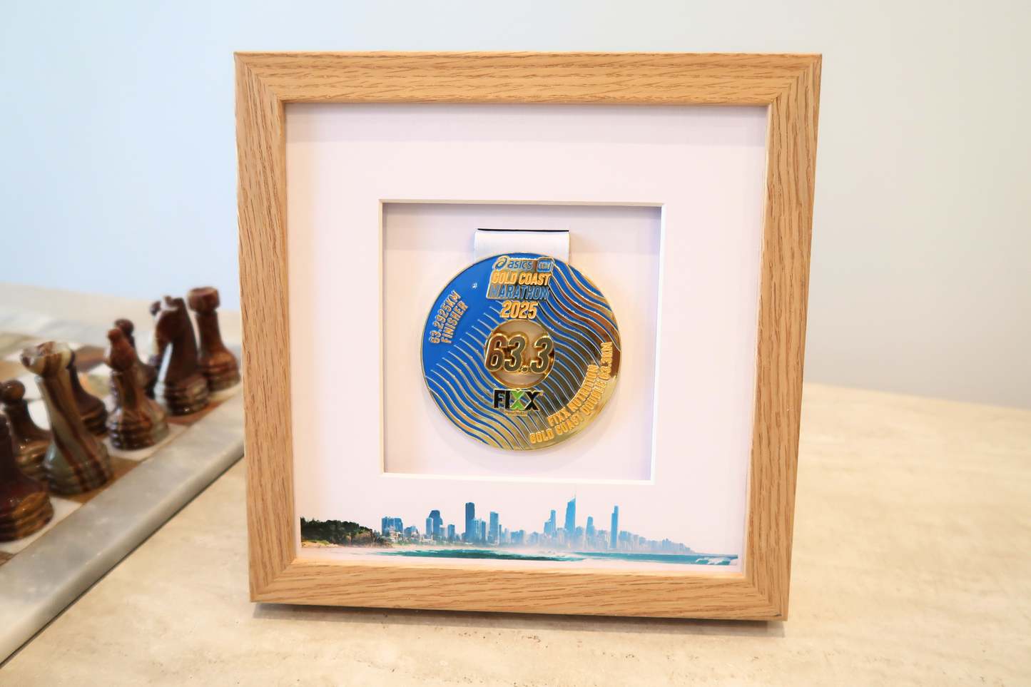 ASICS Gold Coast Marathon Medal Display Frame - The Original