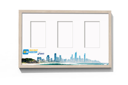 Gold Coast Double 63.3km Marathon Medal Display Frame - Original