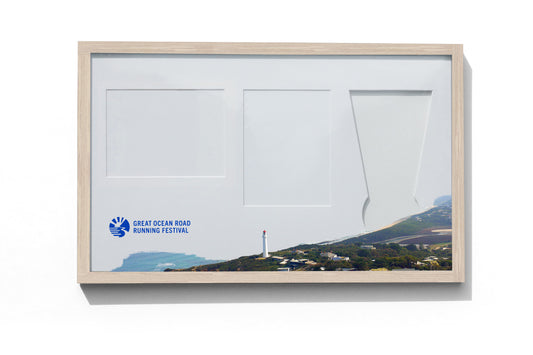 Great Ocean Road Marathon Medal, Map & Bib Display Frame - The Original