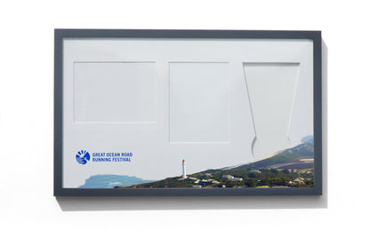 Great Ocean Road Marathon Medal, Map & Bib Display Frame - The Original
