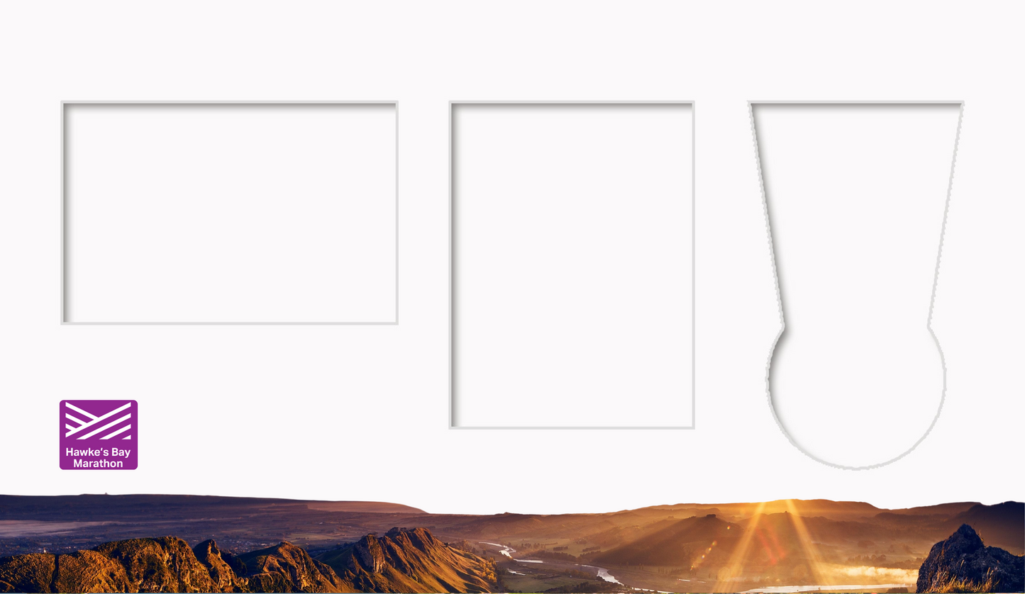 Hawke's Bay Marathon Medal, Race Map & Bib Display Frame - Official (coming soon)