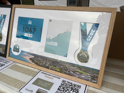 Inverloch Marathon Medal, Map & Bib Display Frame - The Original
