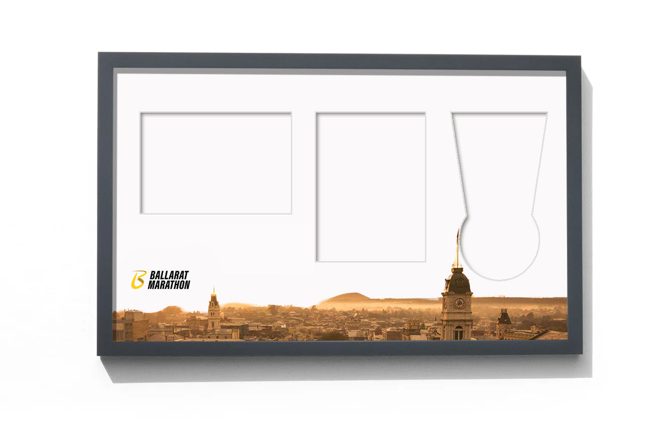 Ballarat Marathon Medal, Map & Bib Display Frame - The Original