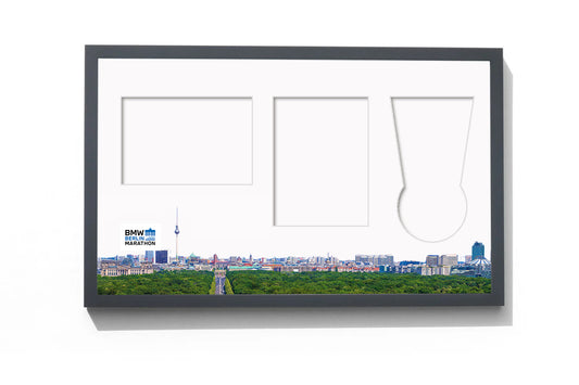 BMW Berlin Marathon Medal, Map & Bib Display Frame - The Original