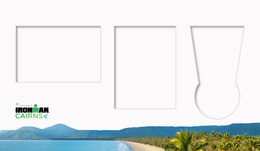 IRONMAN Cairns Medal, Map and Bib Display Frame - The Original