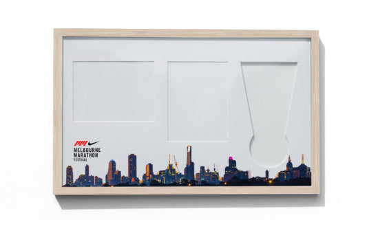 Melbourne Marathon Medal, Map & Bib Display Frame - The Original