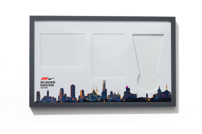 Melbourne Marathon Medal, Map & Bib Display Frame - The Original