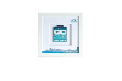Fisiocrem GC30 Main Beach Medal Display Frame - The Original