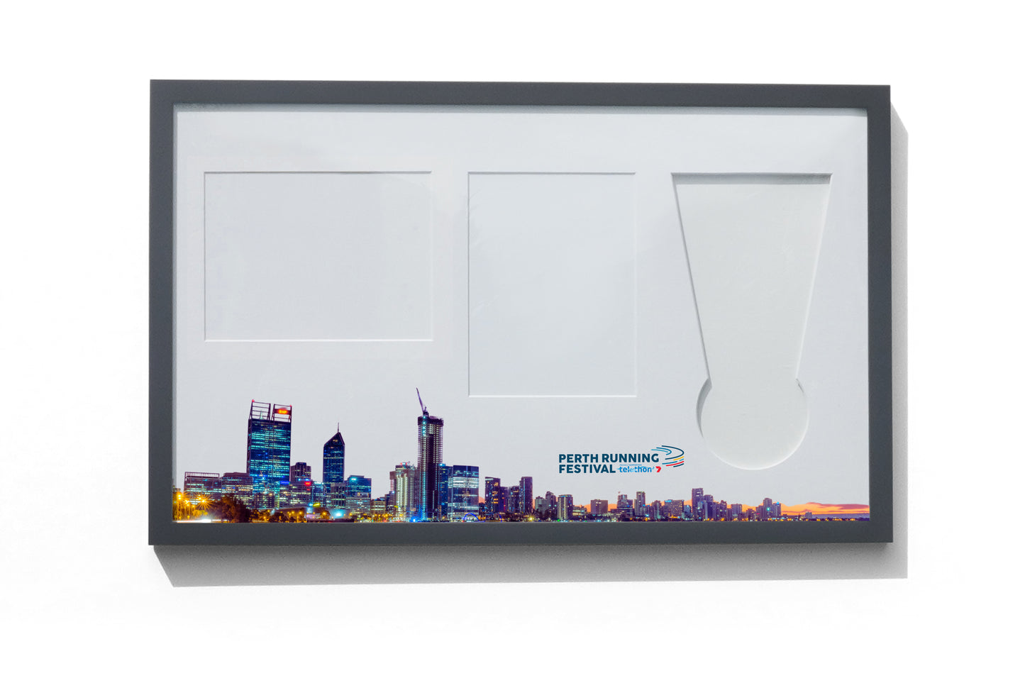 Perth Marathon Medal, Map & Bib Display Frame - The Original