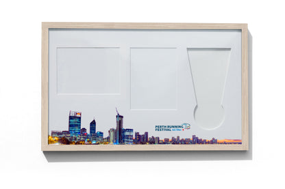 Perth Marathon Medal, Map & Bib Display Frame - The Original