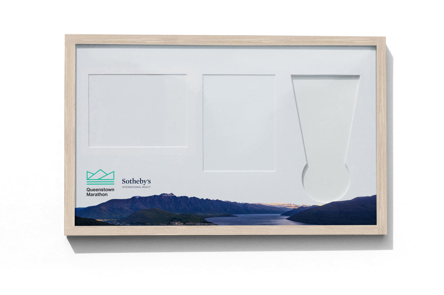 Queenstown Marathon Medal, Map & Bib Display Frame - The Original