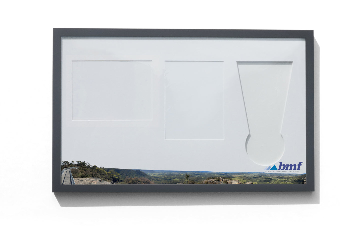 Ridgy Didge Trail Run Medal, Map & Bib Display Frame