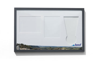 Ridgy Didge Trail Run Medal, Map & Bib Display Frame