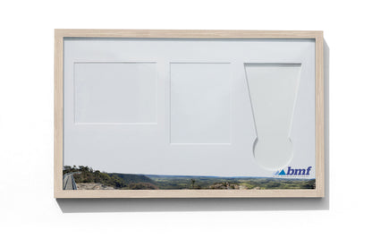 Ridgy Didge Trail Run Medal, Map & Bib Display Frame