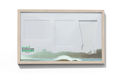 Sunshine Coast Marathon Medal, Map & Bib Display Frame - The Original