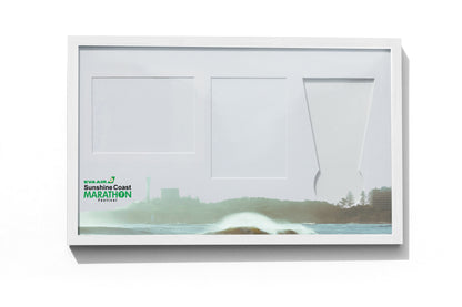 Sunshine Coast Marathon Medal, Map & Bib Display Frame - The Original