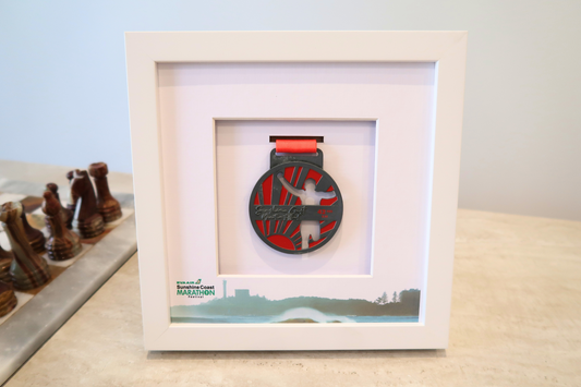 EVA Air Sunshine Coast Marathon Medal Display Frame -  The Original