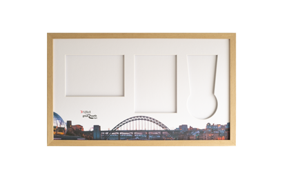 Marathon Medal, Photo & Bib Display Frame - Official Blank Frame