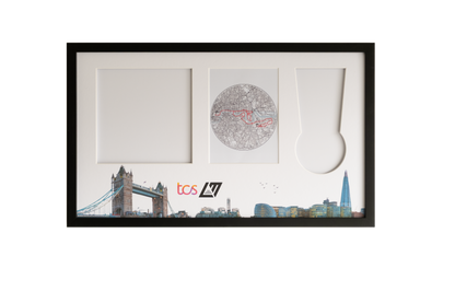 Marathon Medal, Photo & Bib Display Frame - Official Blank Frame